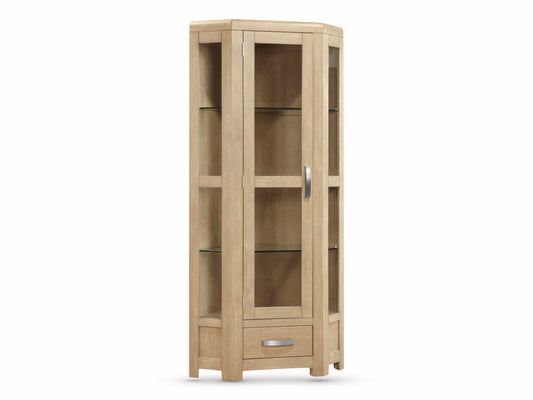 Tennessee Washed Oak High Corner CabinetTennessee Washed Oak High Corner Cabinet