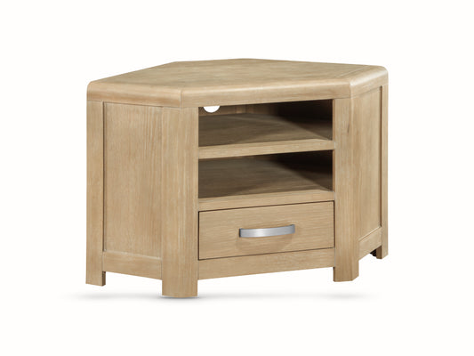 Tennessee Washed Oak Corner TV Unit