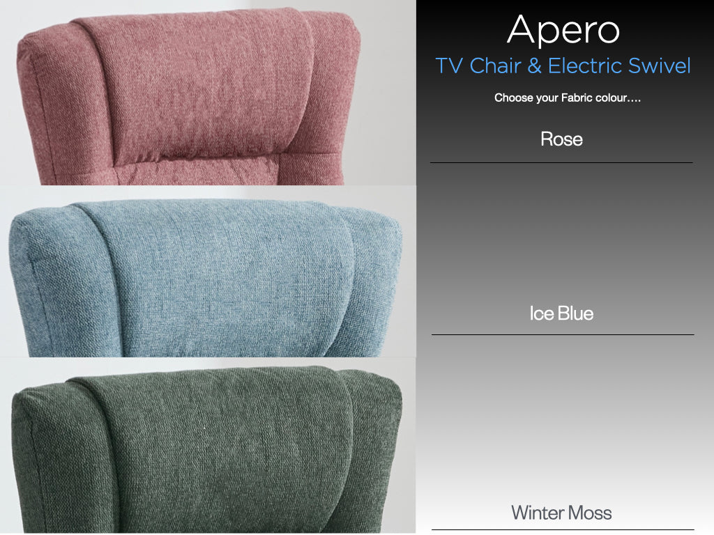 Apero Dual Motor Electric Swivel TV Chair