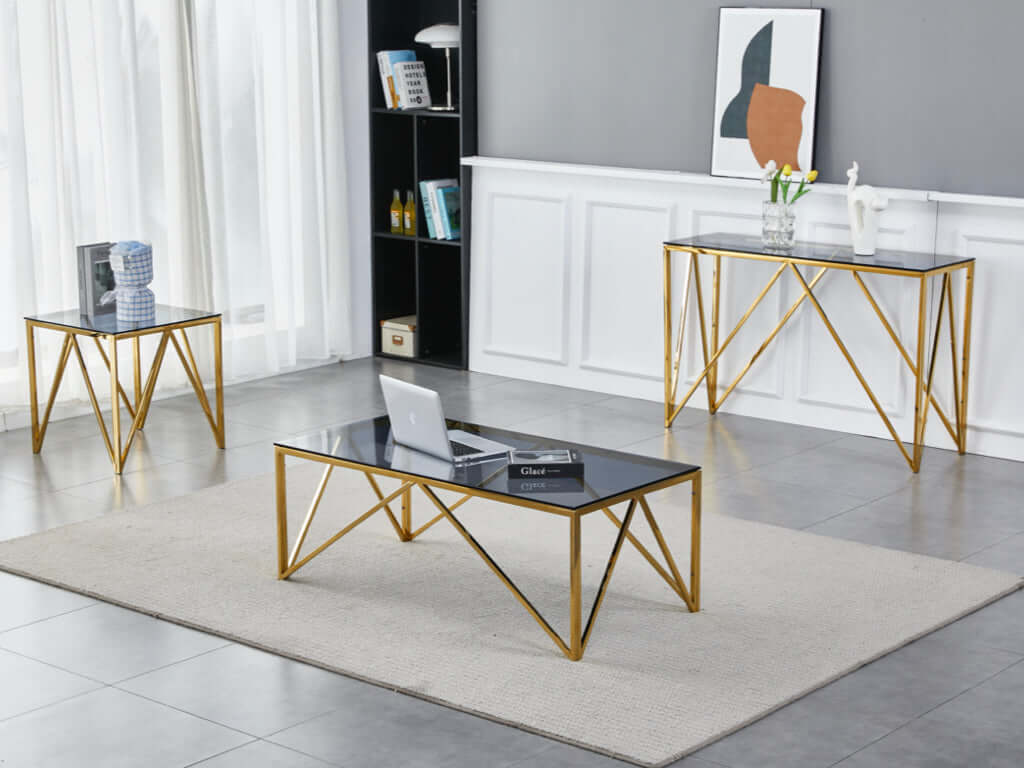 Allure Coffee Table -Classic Gold Effect