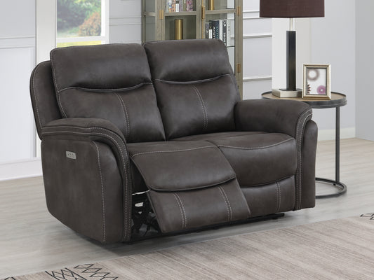 Claremont 2 Seater Electric Recliner Sofa - Grey