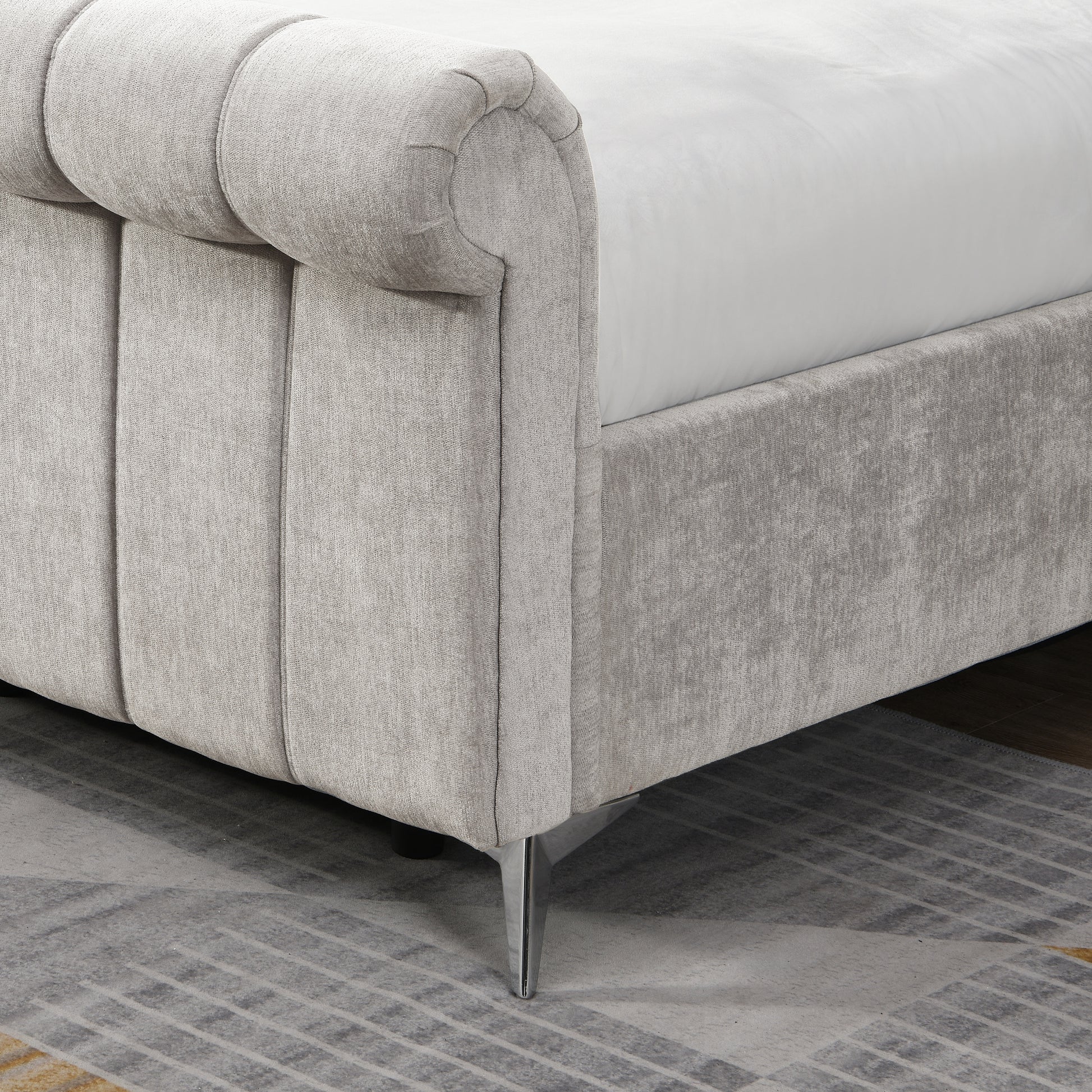 Carlow Beige Gas-Lift Bed