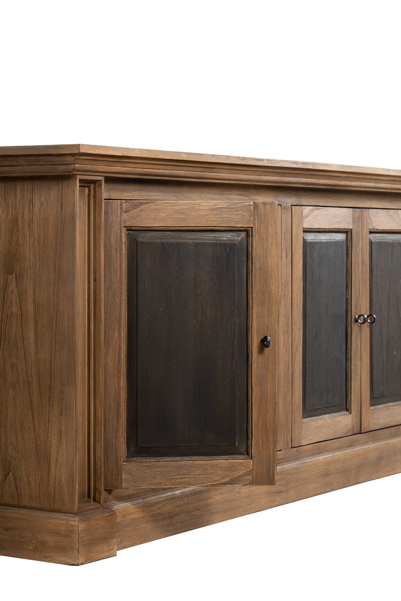 Harvard 4 Door Sideboard- Dark Bayur