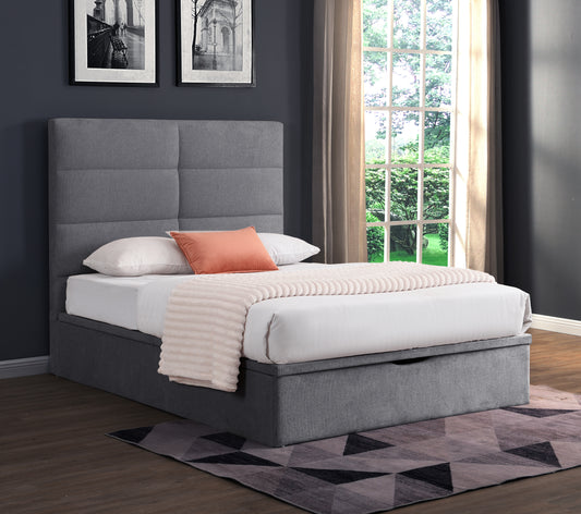 Jessica Storage Bed - Grey