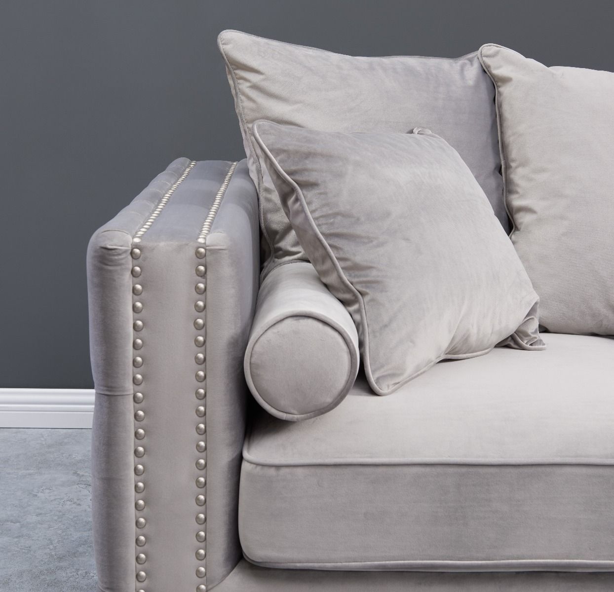 Moscow 2 Seater Sofa - Silver