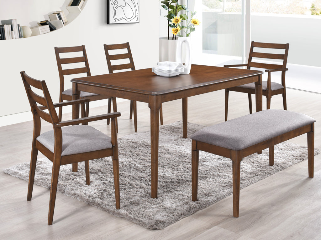 Orlando Walnut Dining Bench