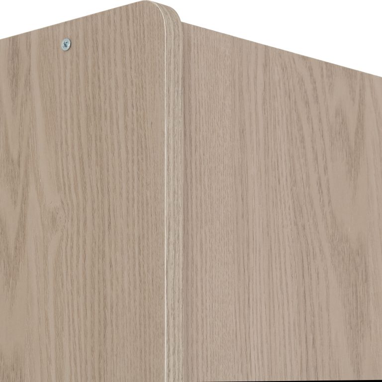 Paris 2 Door Mirrored Wardrobe - Smoked Ash Effect
