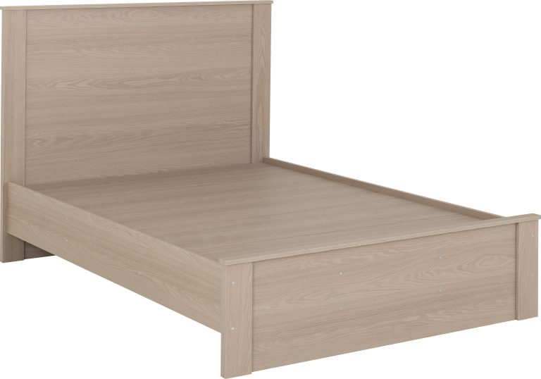 Paris 4'6 Double Bed -  Smoked Ash Effect