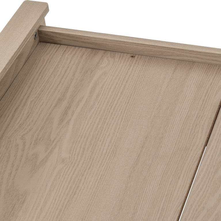 Paris 4'6 Double Bed -  Smoked Ash Effect
