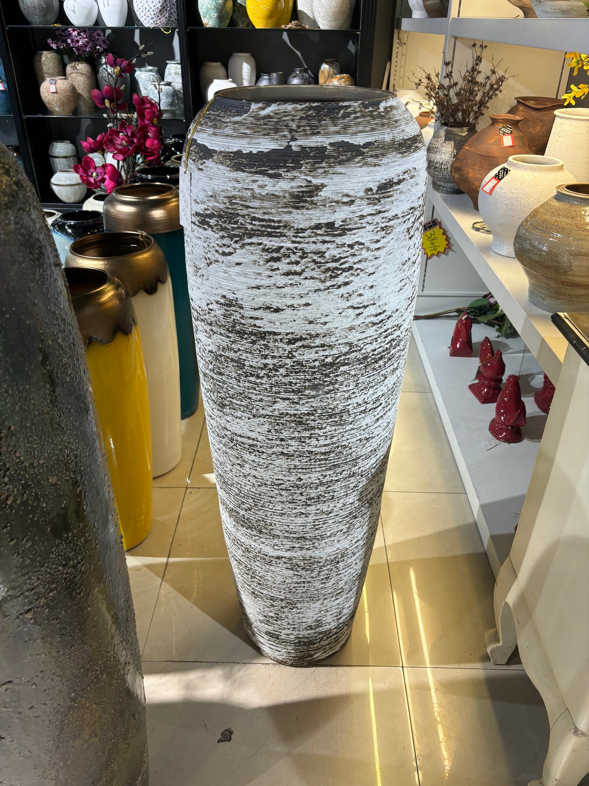 Rustic Tall Ceramic Pot 120cm