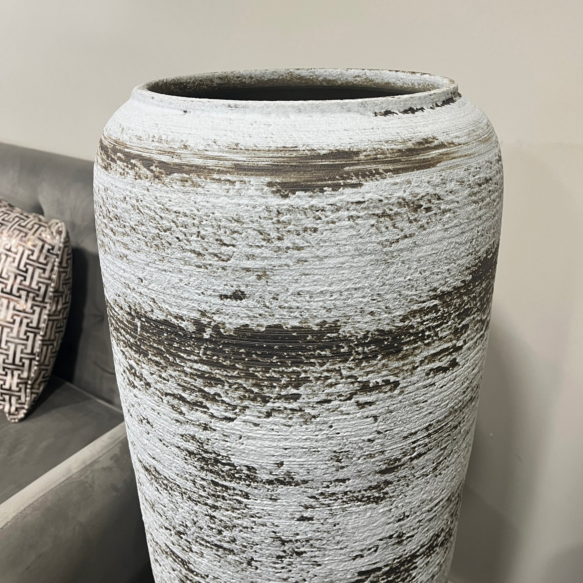 Rustic Tall Ceramic Pot 120cm