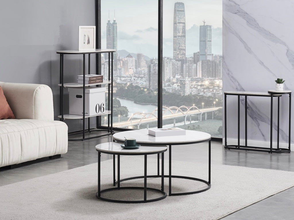 Tribeca Low Bookcase Grey