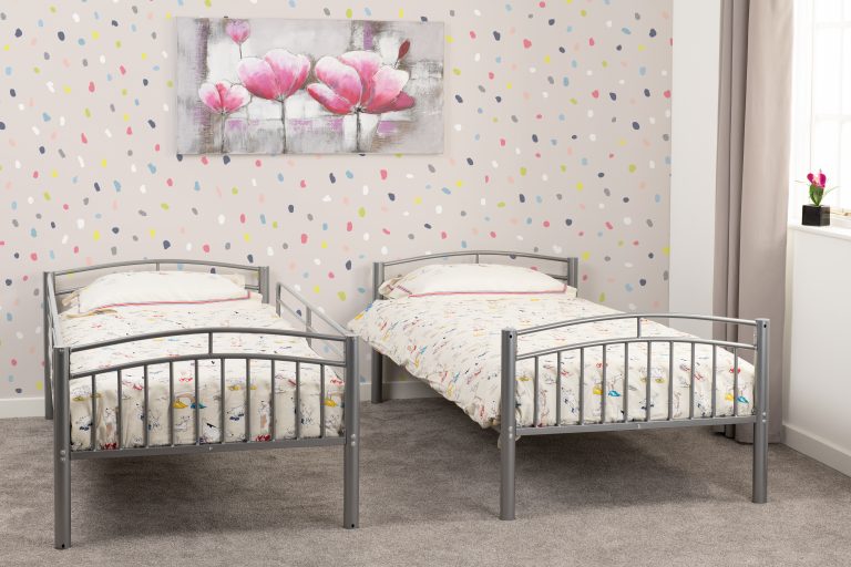 Ventura 3' Bunk Bed - Silver