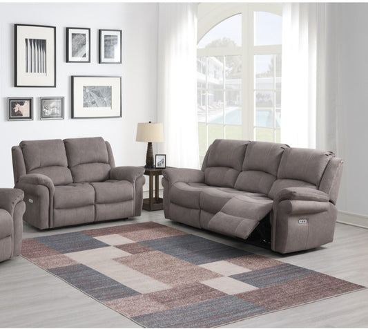Wentworth 3+2 Electric Sofa Suite- Clay