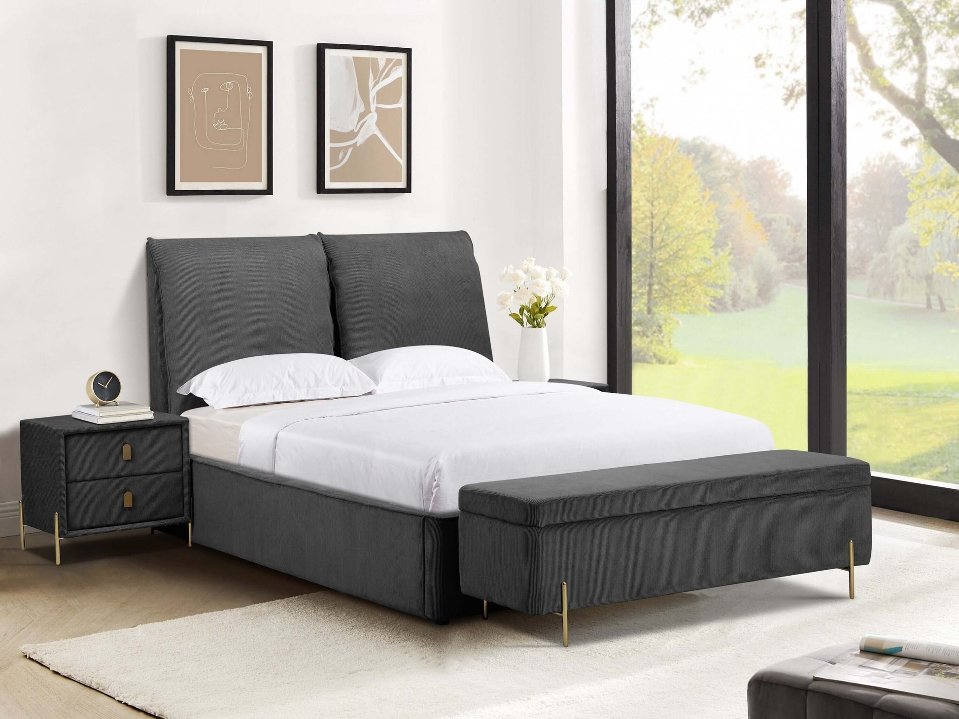 Waterford Bed Set Grey
