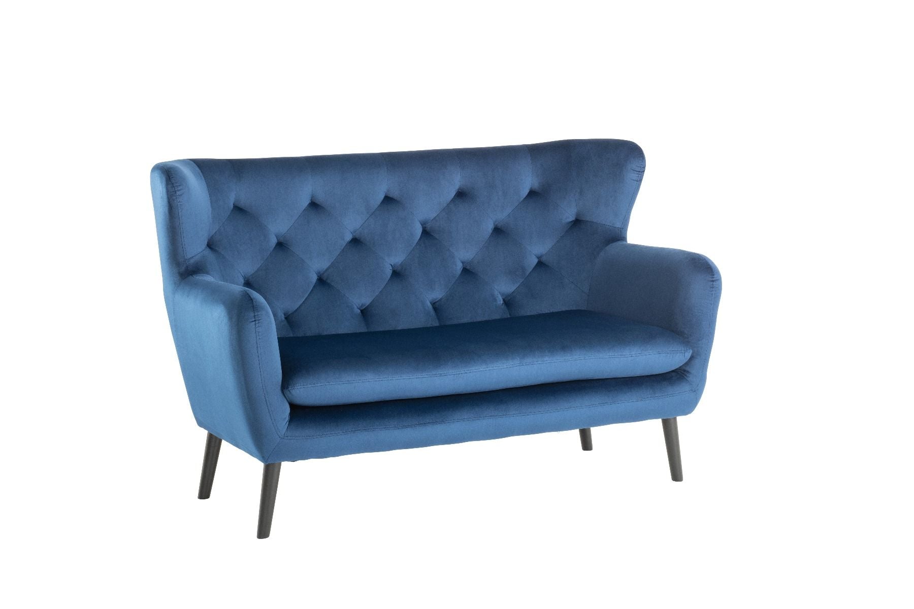 Yak 2 Seater Sofa - Royal Blue - Velvet