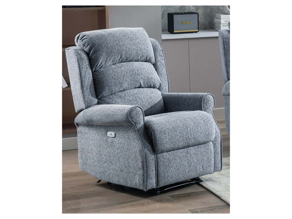 Windsor Electric 3+1+1 Sofa Steel-Blue