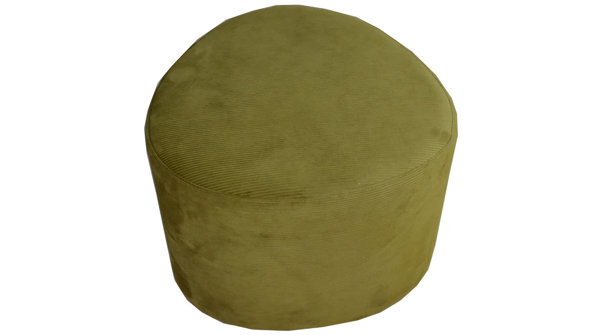 Yellow Footstool - Pouffe
