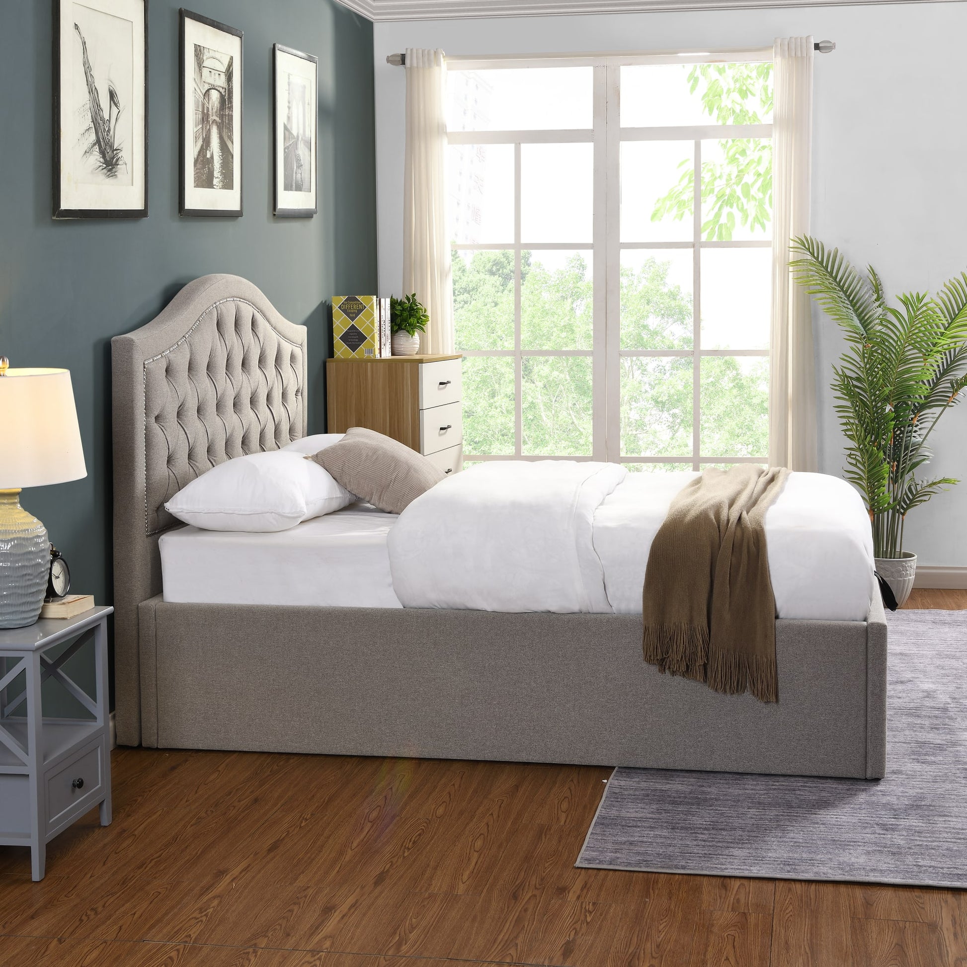 Oasis Base + Hogan Headboard