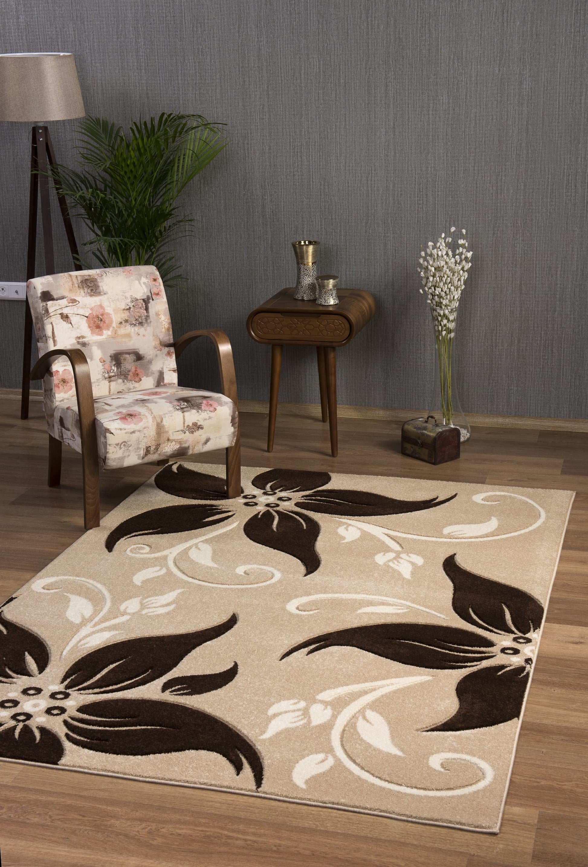 Primrose Rug Beige-Brown