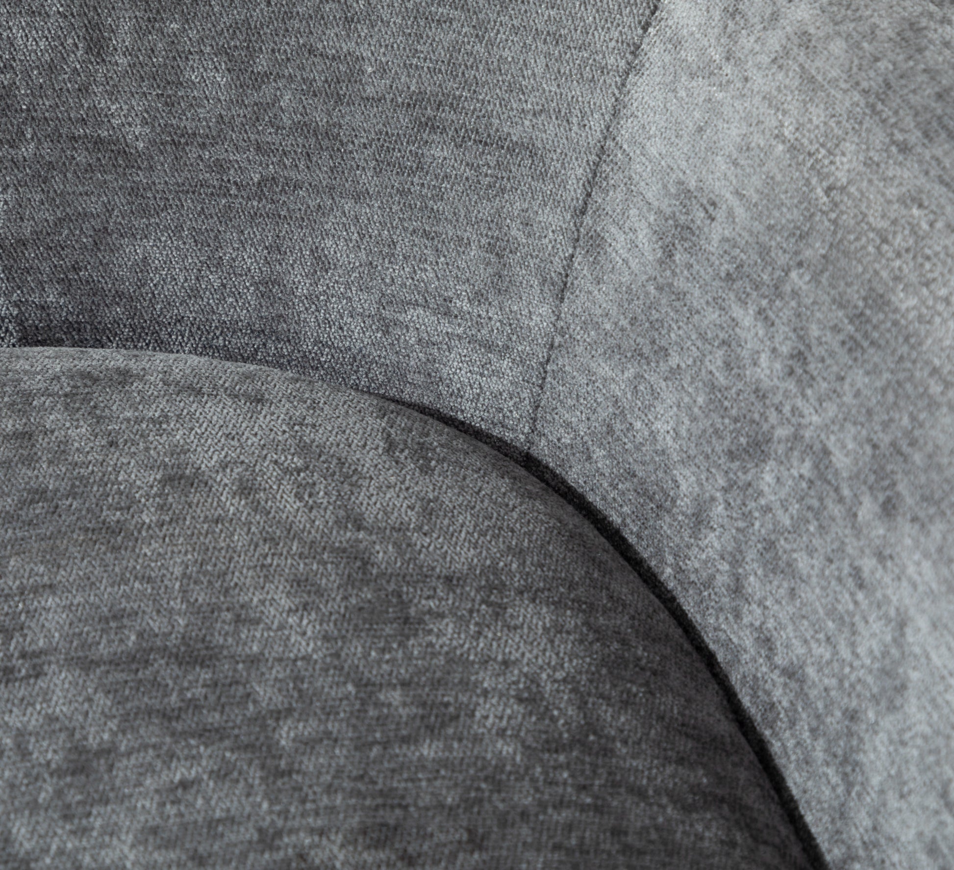 Armchair and Footstool Dark Grey