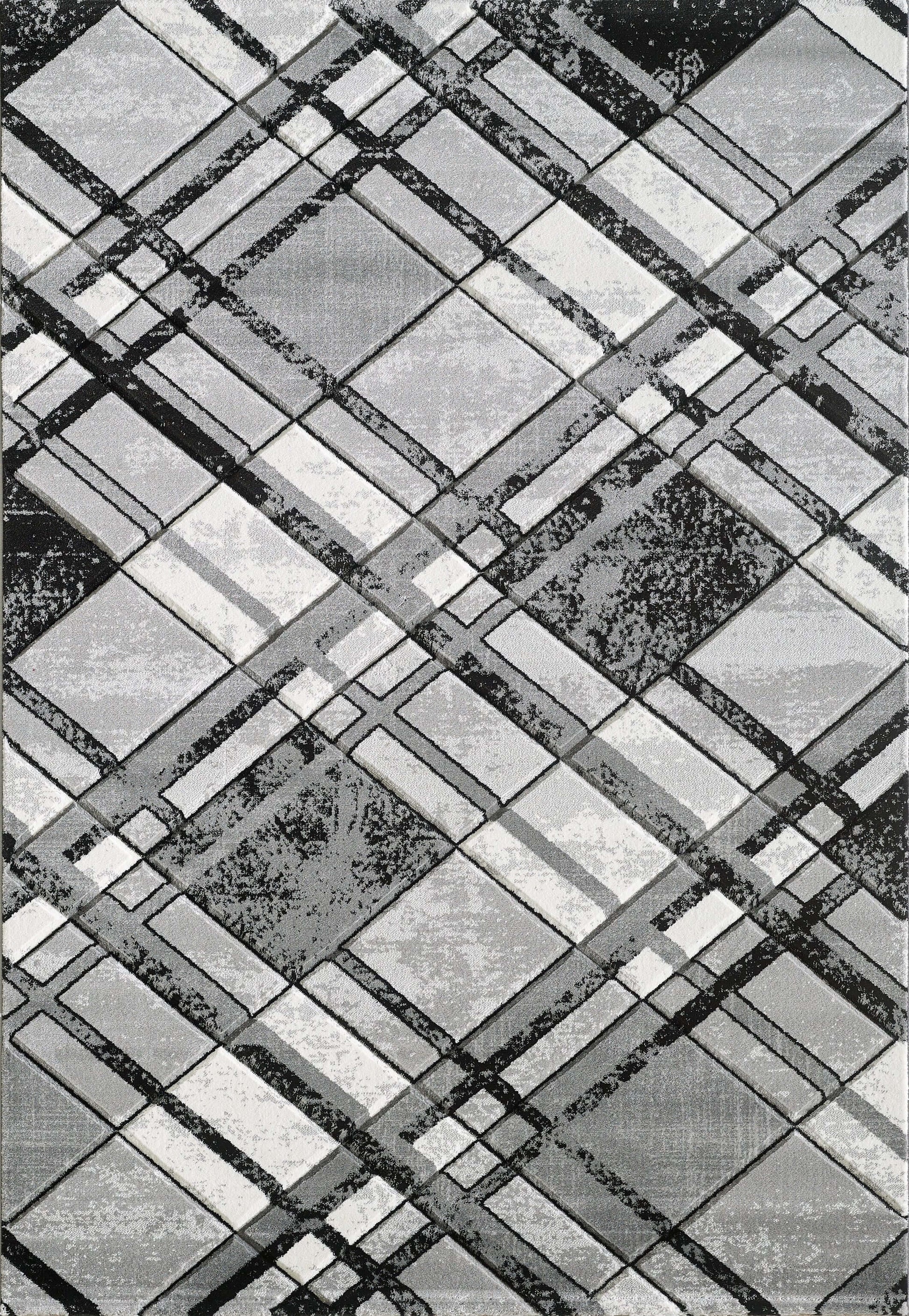 Accra Rug - Grey Black