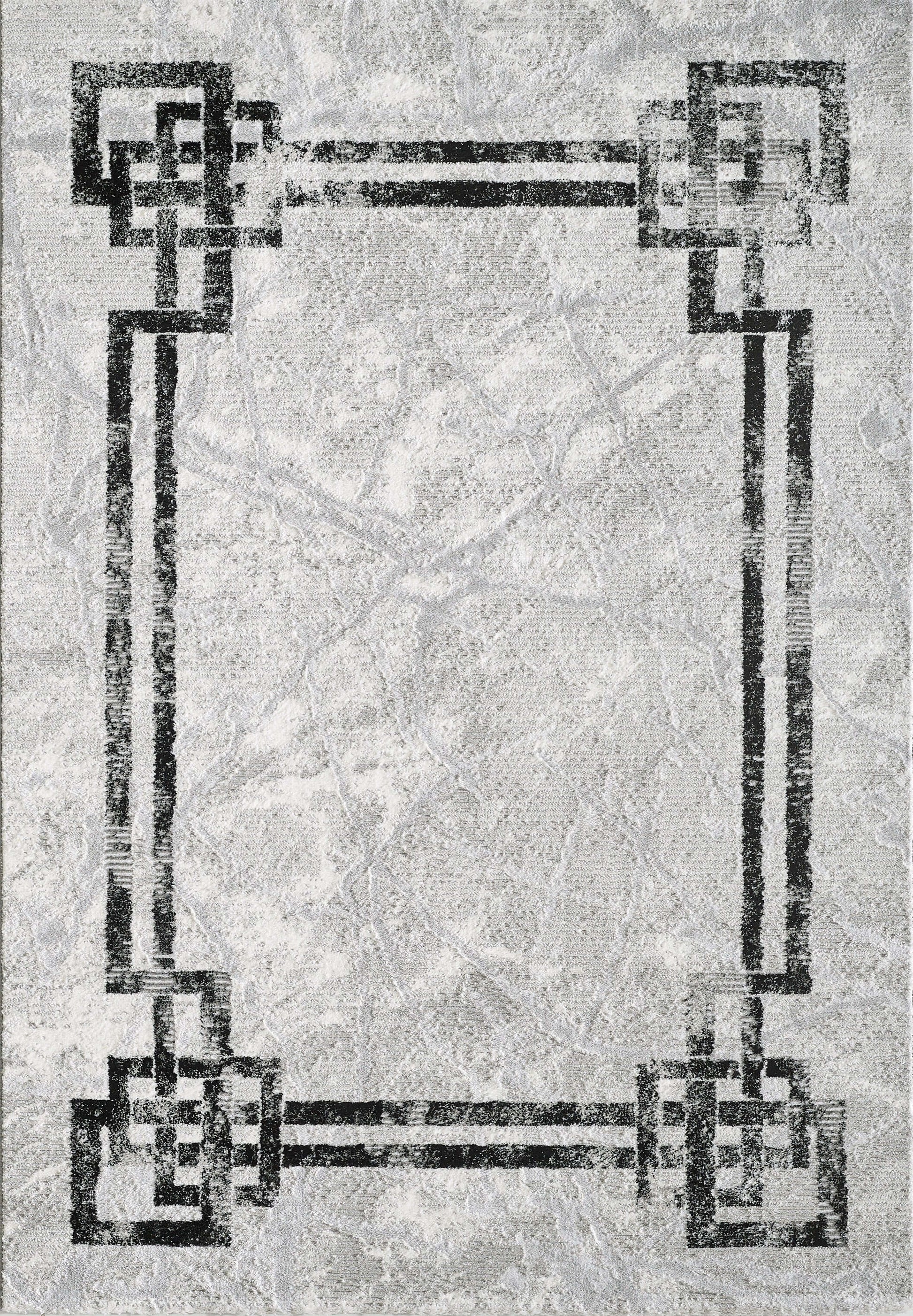 Alisa Rug - Grey Black