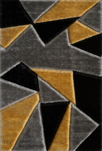 Pluton Rug - Grey Gold