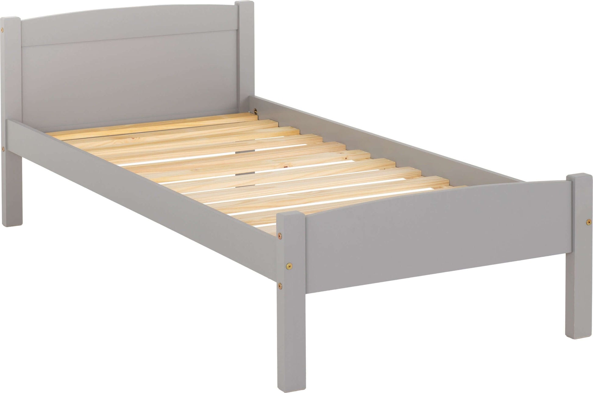 Amber 3' Single Bed Grey Slate- The Right Buy Store