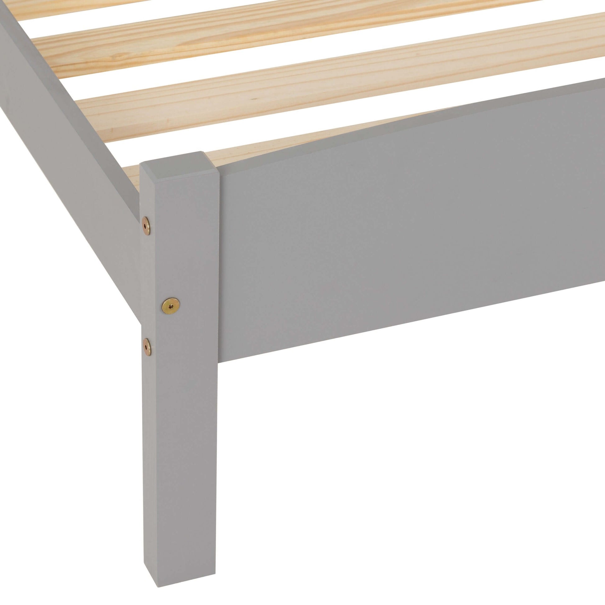 Amber 3' Single Bed Grey Slate- The Right Buy Store