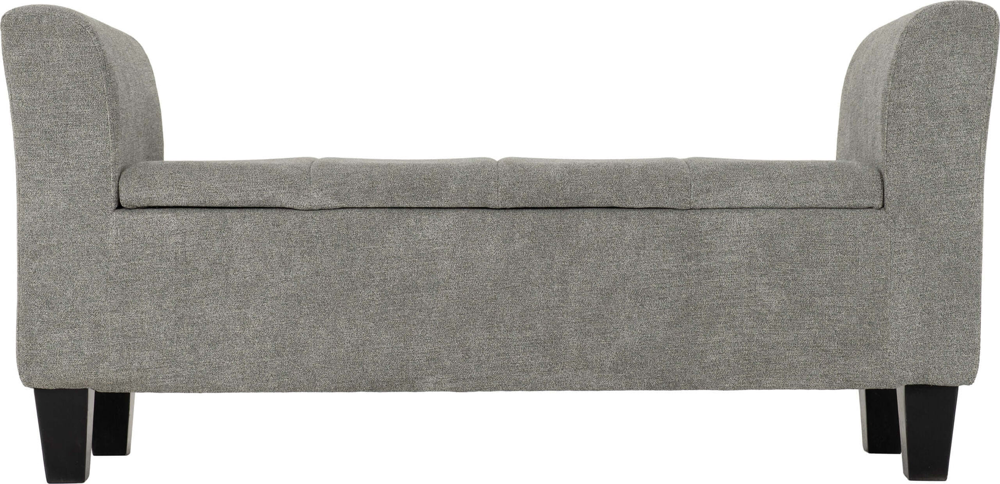 Amelia Storage Ottoman Dark Grey Fabric- The Right Buy Store