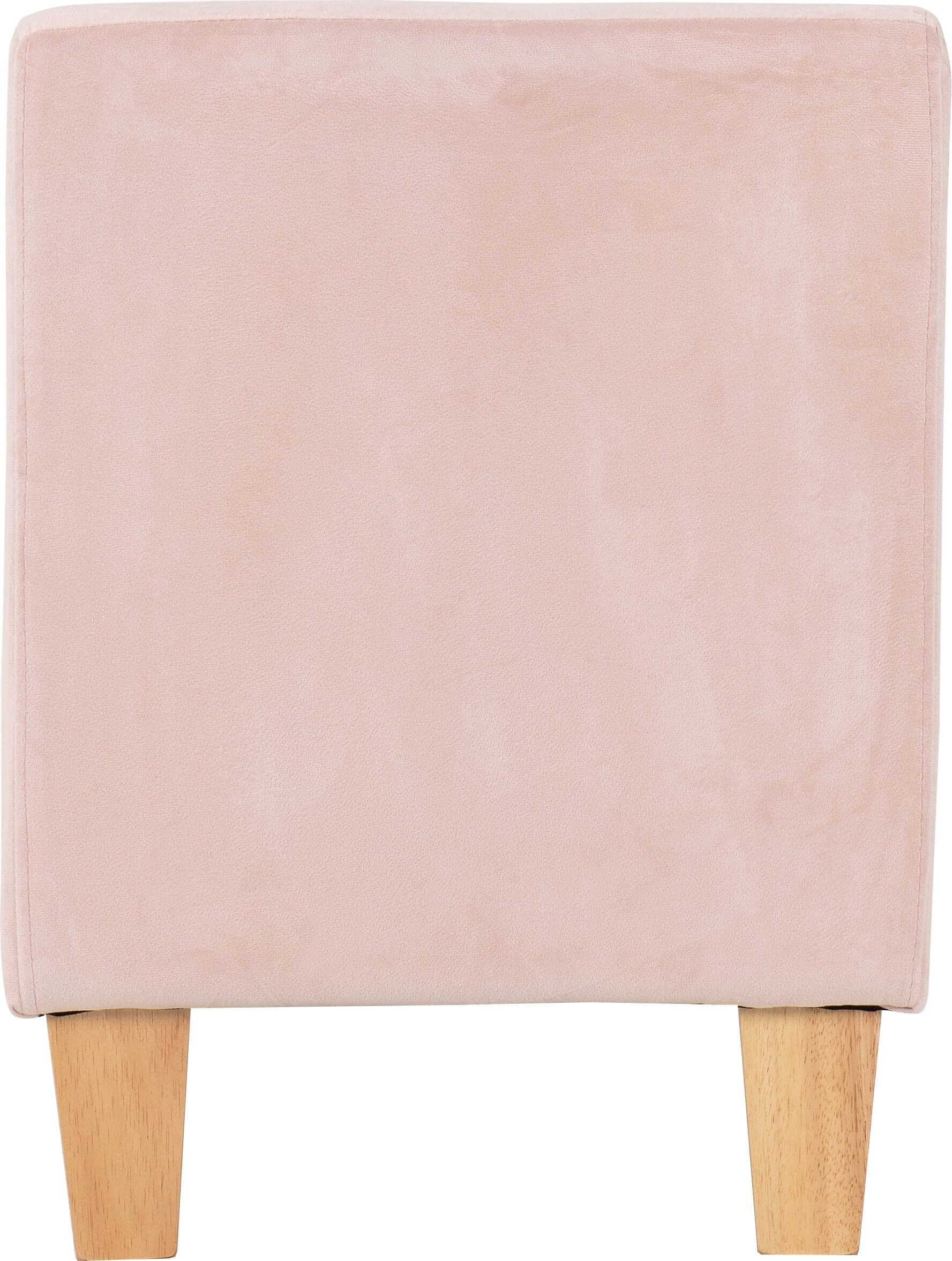 Amelia Storage Ottoman Pink Velvet Fabric- The Right Buy Store