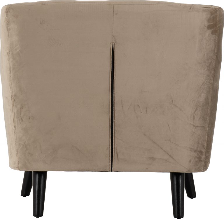 Ashley 1 Seater Sofa Oyster Velvet Fabric- The Right Buy Store