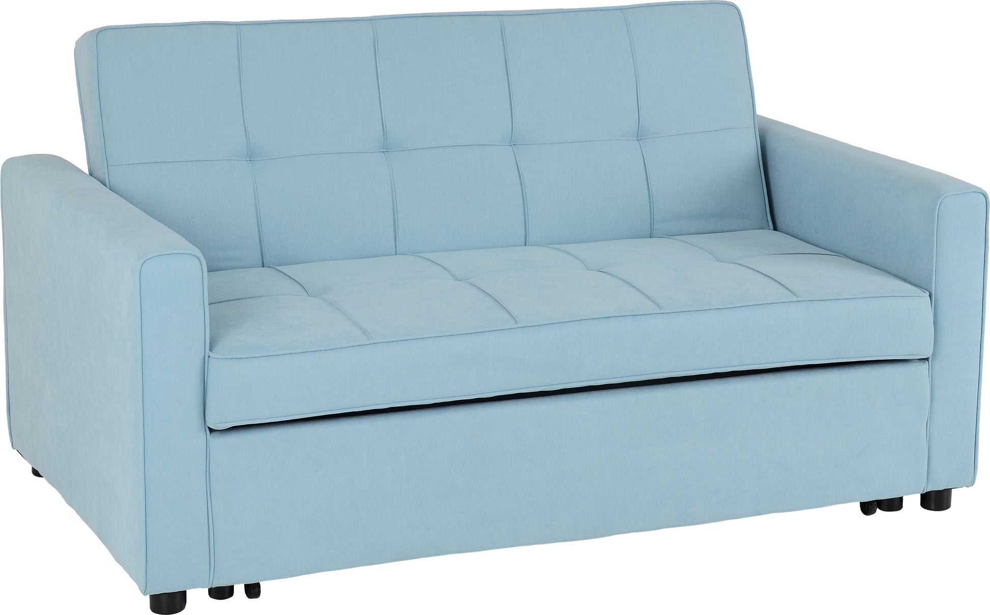Astoria Sofa Bed - Light Blue Fabric - The Right Buy Store