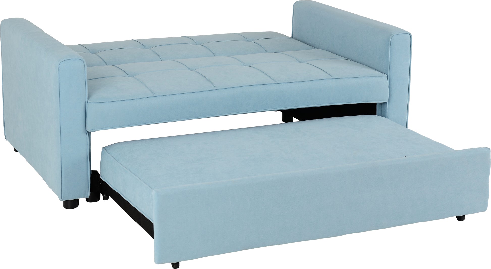 Astoria Sofa Bed - Light Blue Fabric - The Right Buy Store