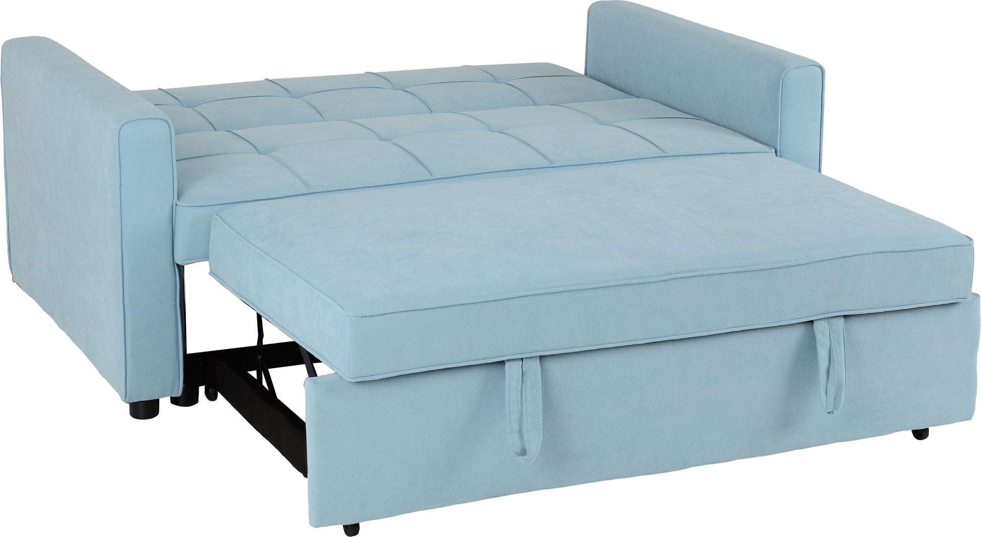 Astoria Sofa Bed - Light Blue Fabric - The Right Buy Store