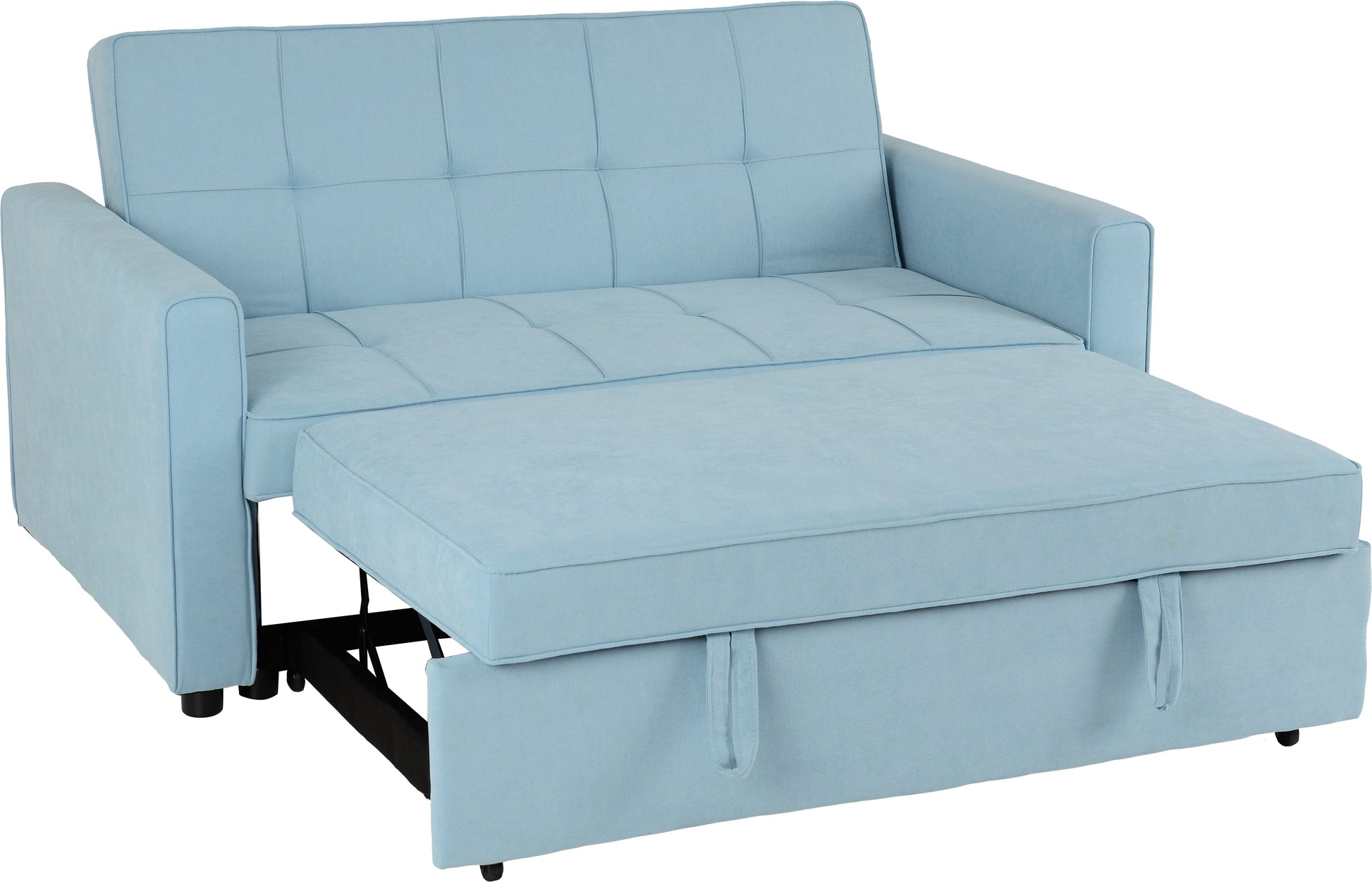 Astoria Sofa Bed - Light Blue Fabric - The Right Buy Store