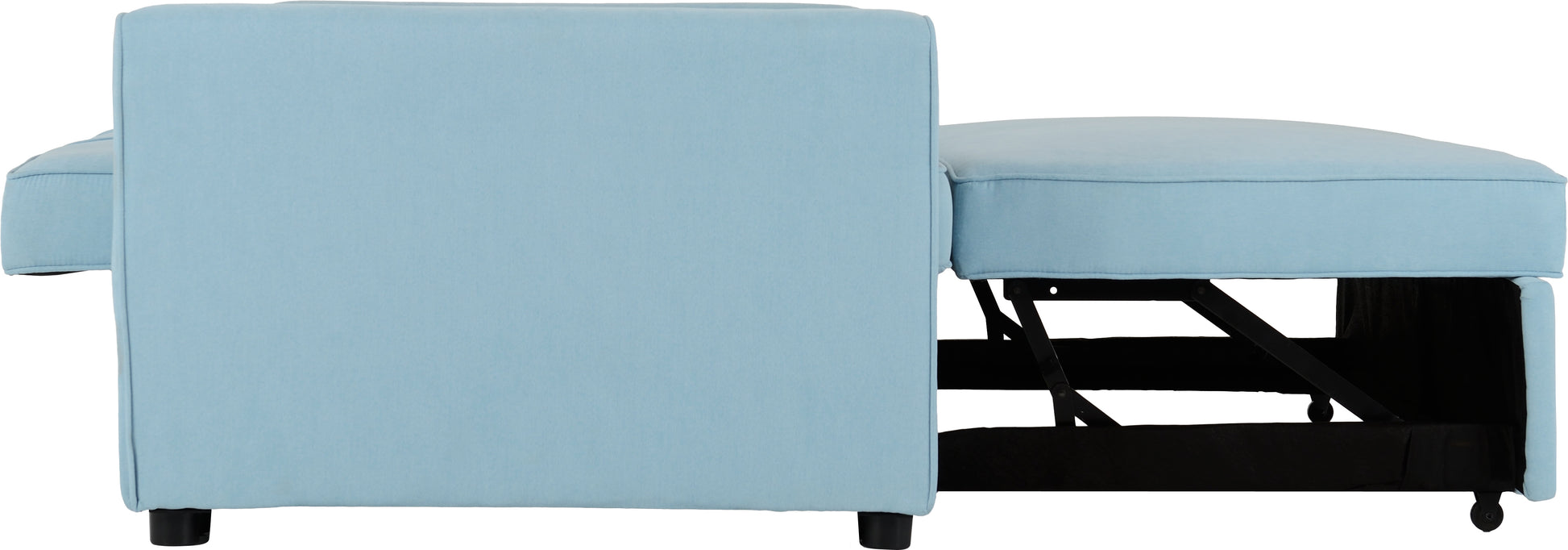 Astoria Sofa Bed - Light Blue Fabric - The Right Buy Store