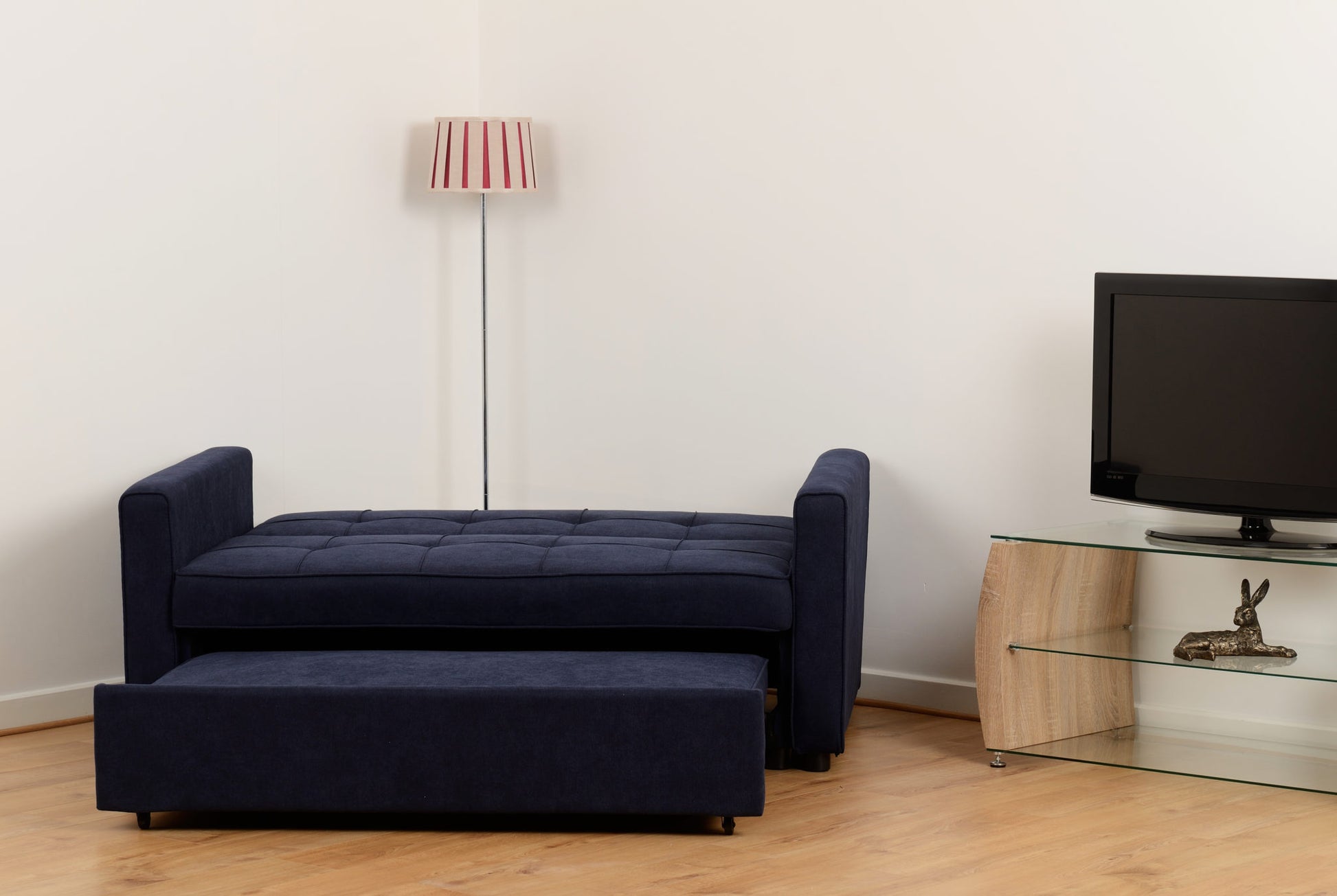 Astoria Sofa Bed - Navy Blue Fabric - The Right Buy Store