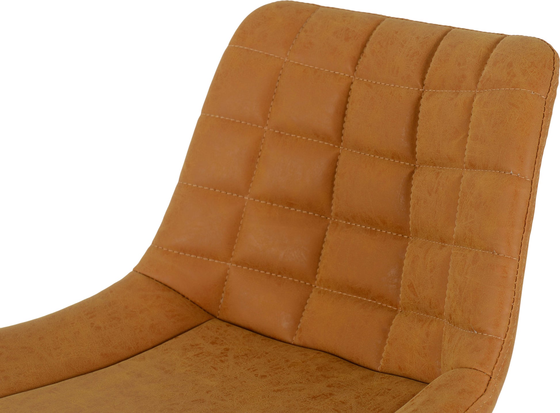 Brisbane Bar Chair Mustard Faux Leather