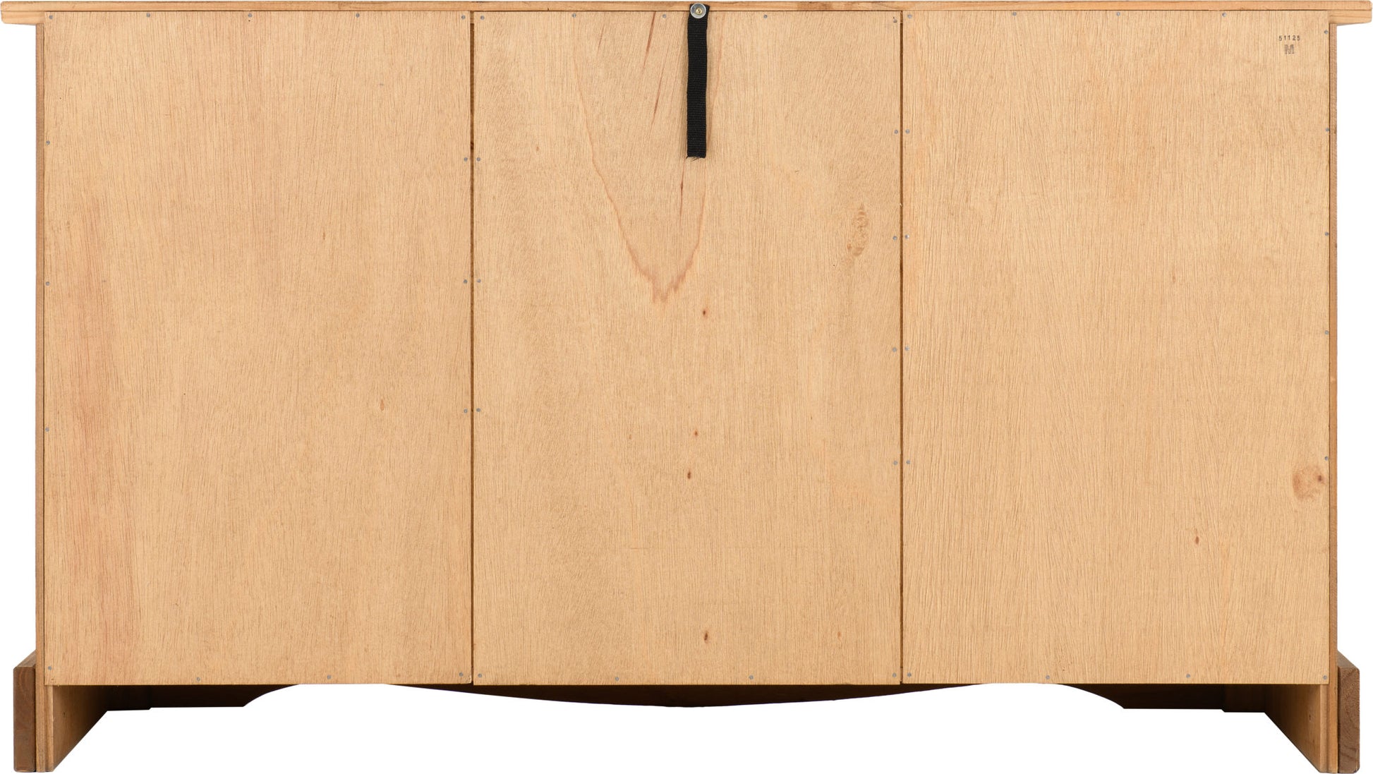 Corona 3 Door 3 Drawer Sideboard - Distressed Waxed Pine