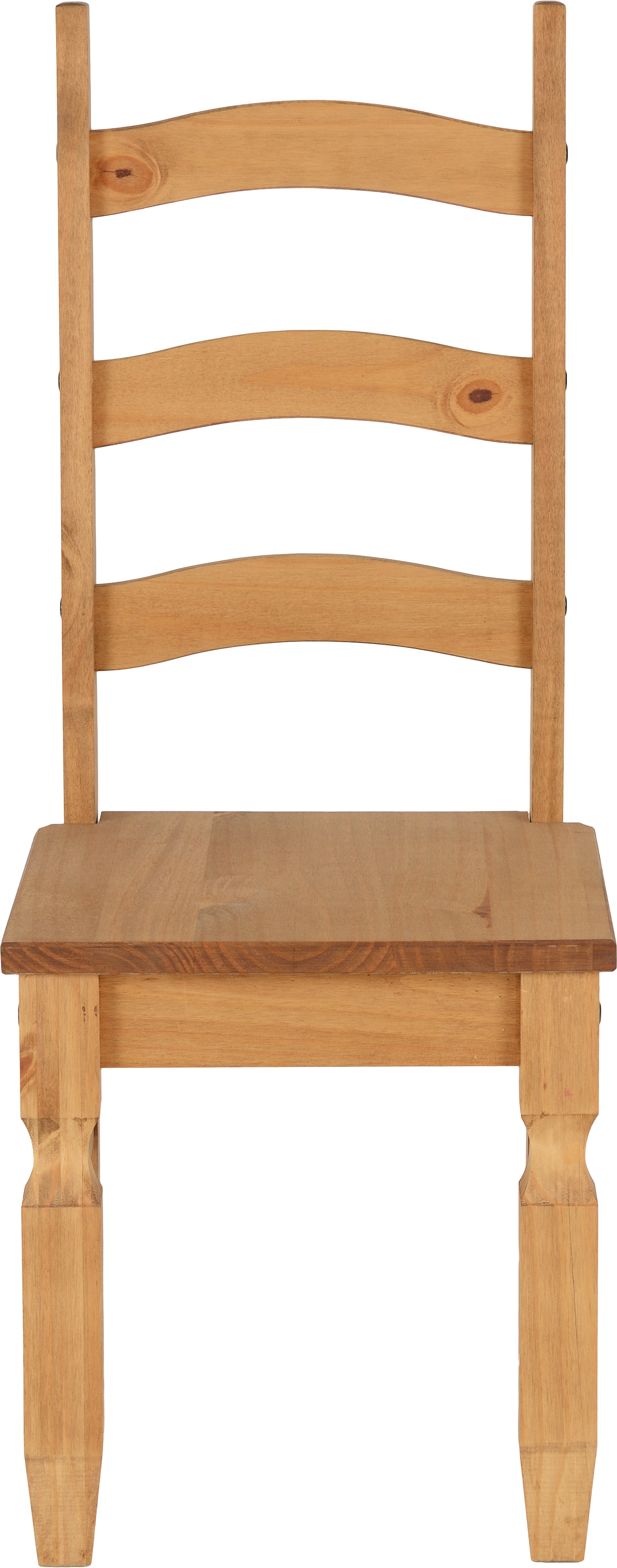 Corona Chair Pair - Distressed Waxed Pine