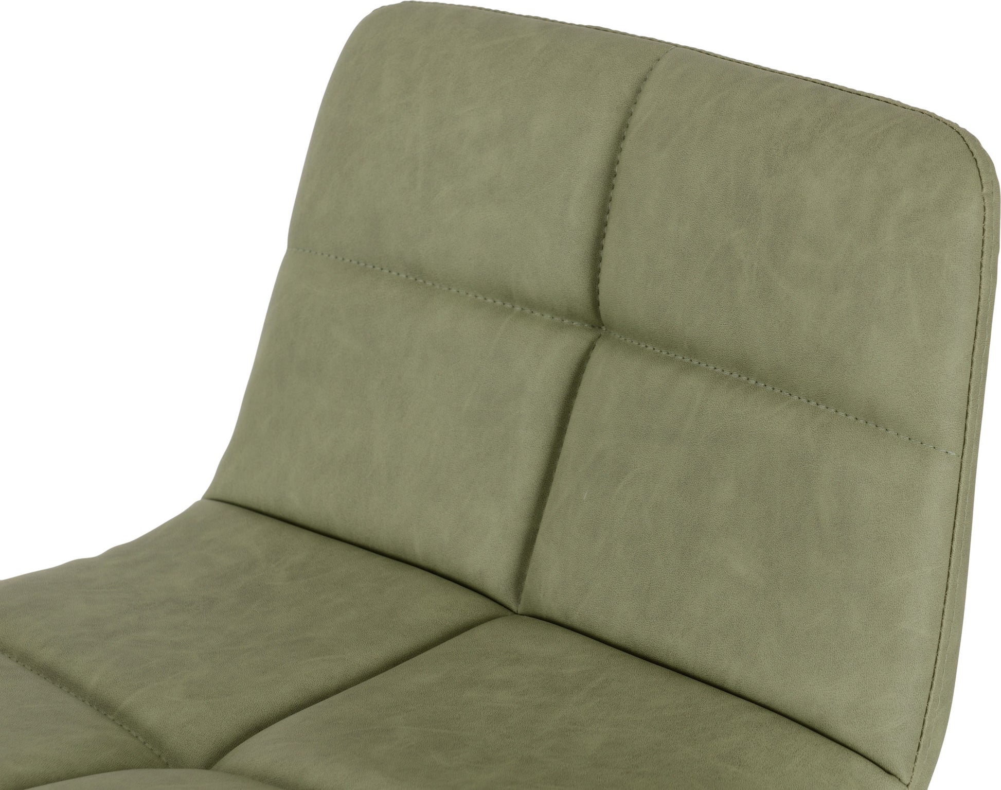 Darwin Bar Chair Green Faux Leather