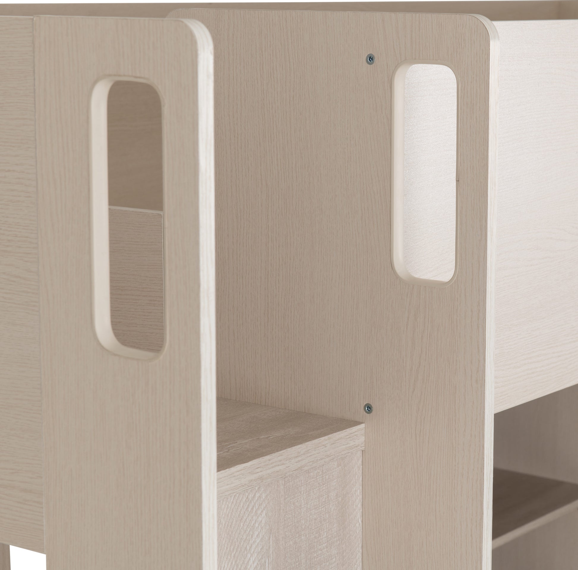 Jupiter High Sleeper Bed -  White/Grey