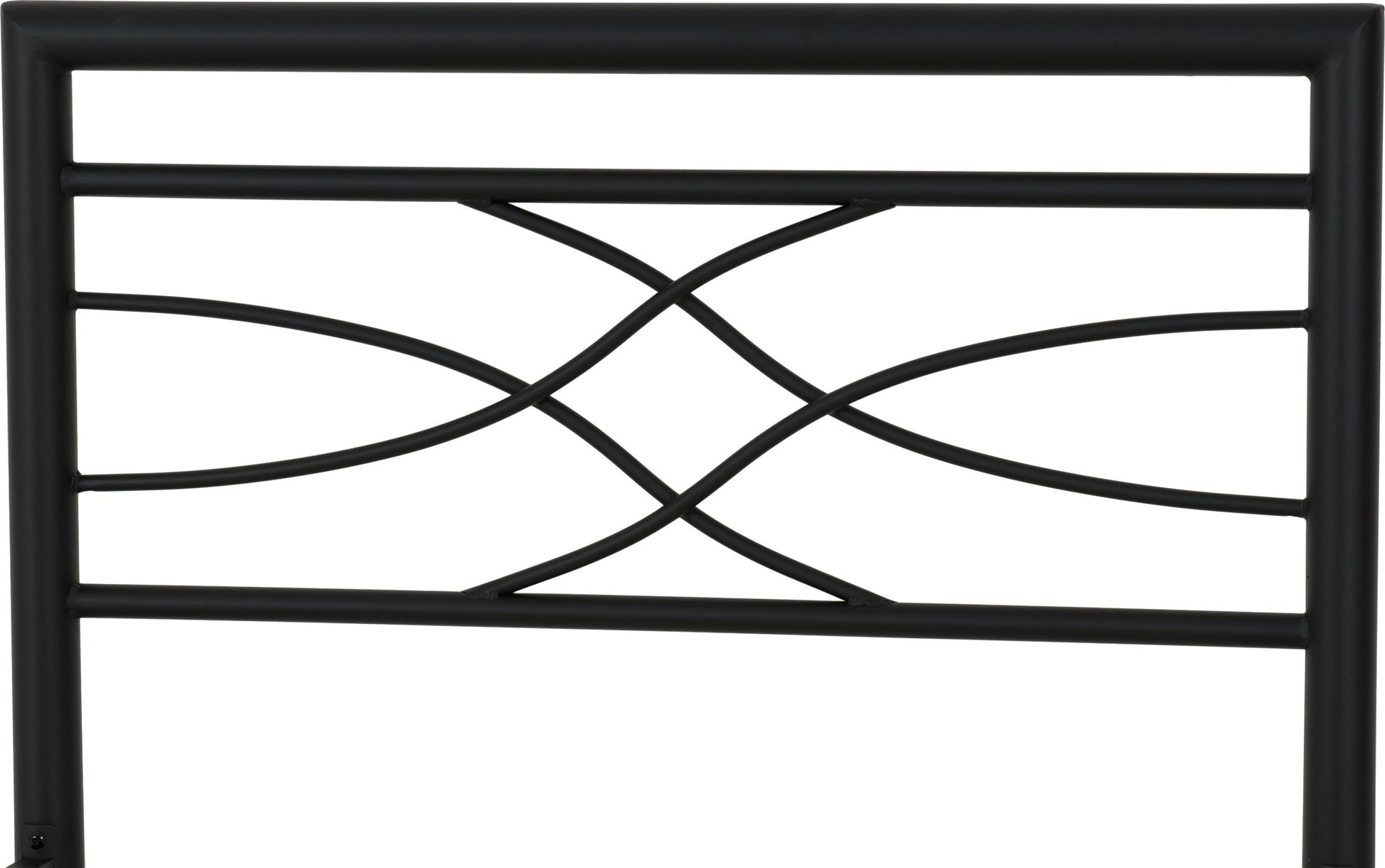 Kelly 3' Single Bed - Black