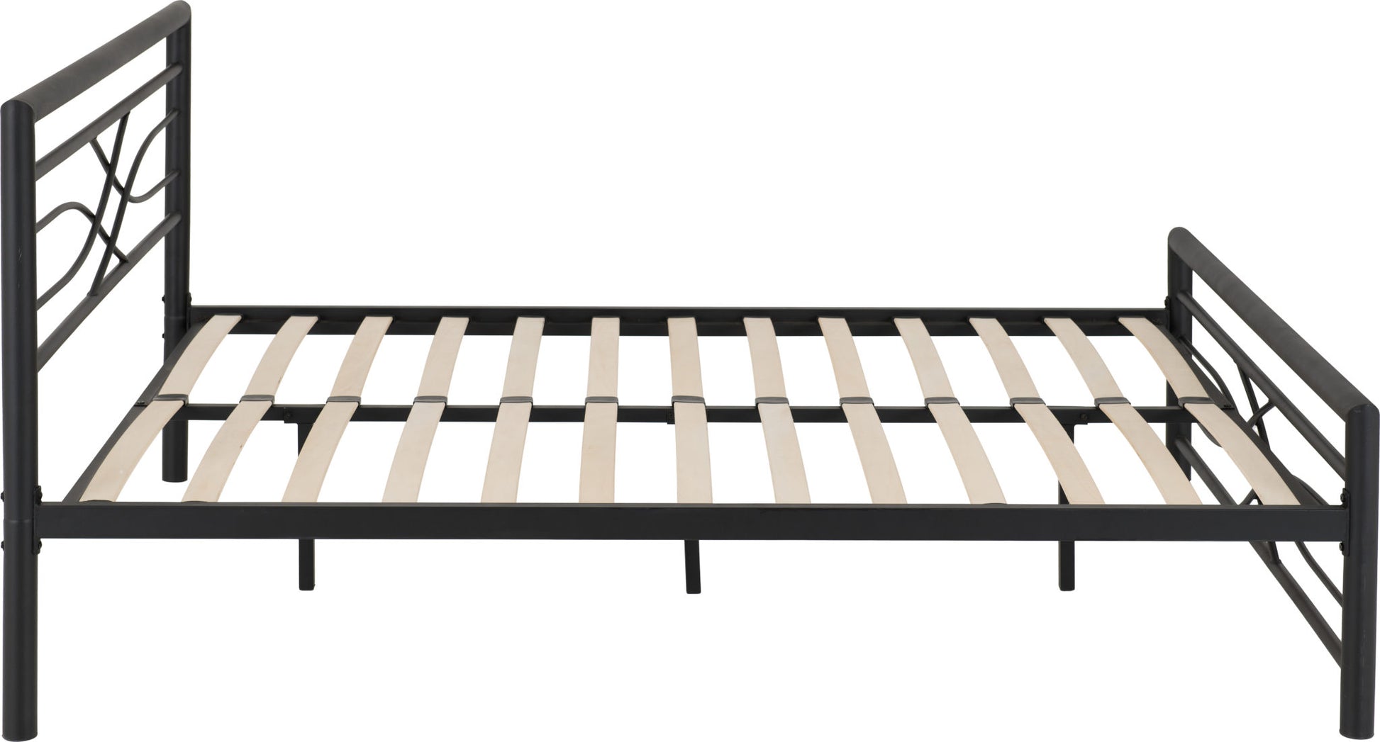 Kelly 4'6" Double Bed - Black