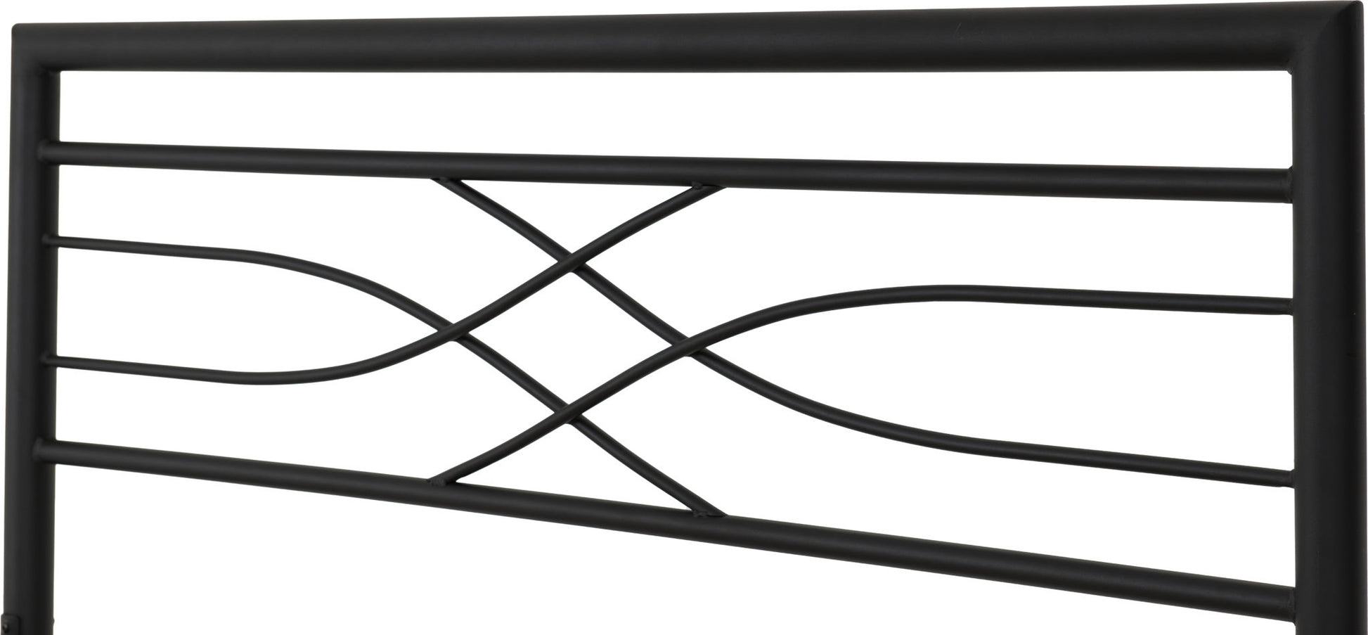 Kelly 4'6" Double Bed - Black