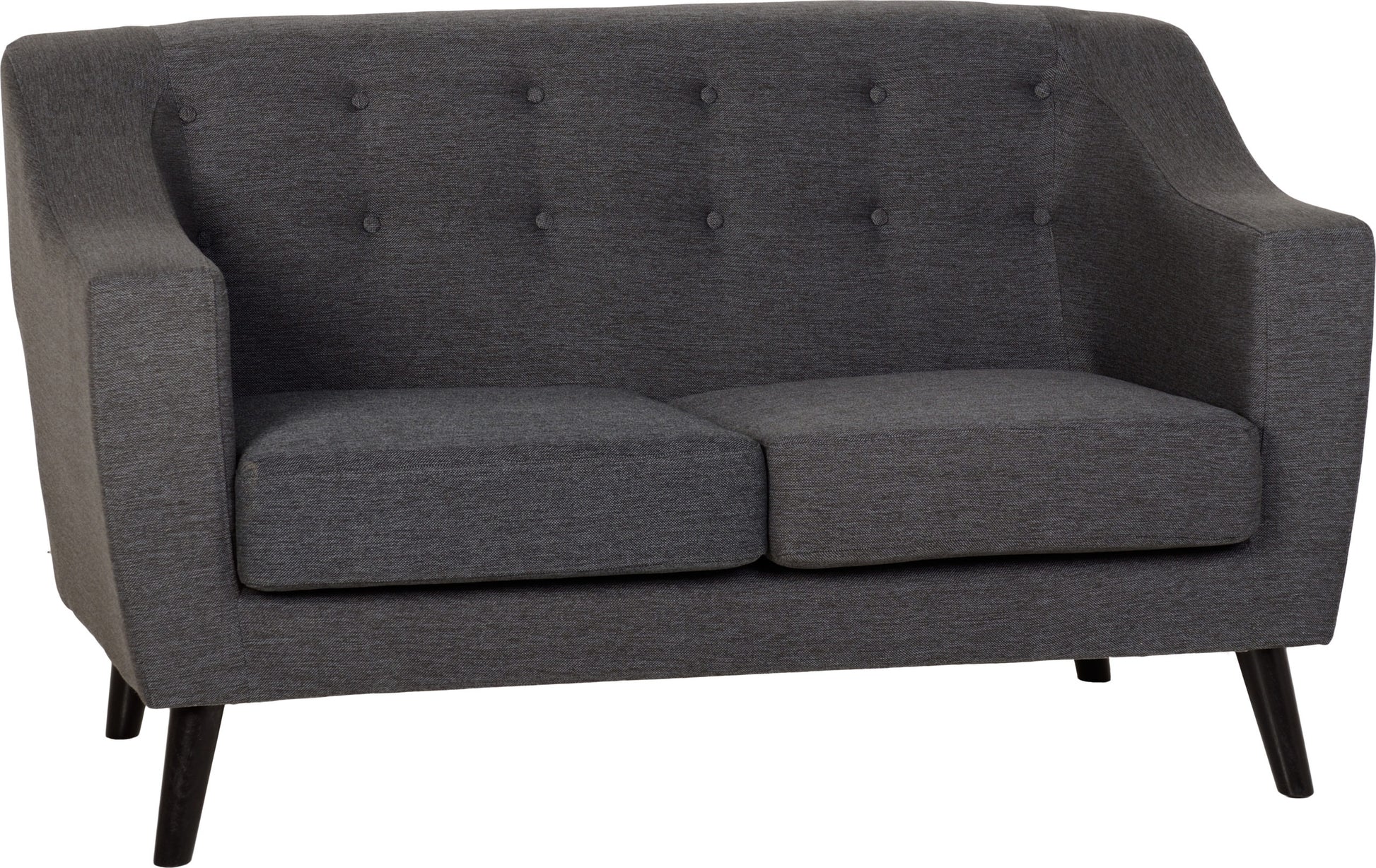 Ashley 2 Seater Sofa Dark Grey Fabric- The Right Buy Store