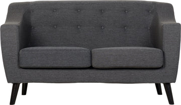 Ashley 2 Seater Sofa Dark Grey Fabric- The Right Buy Store