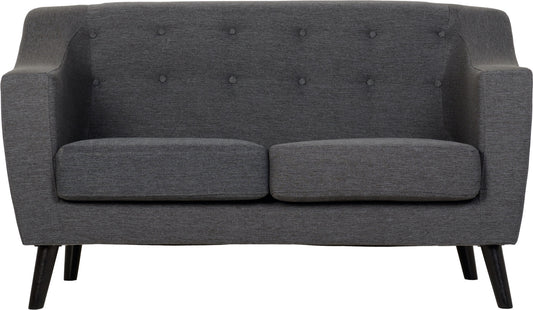 Ashley 2 Seater Sofa Dark Grey Fabric- The Right Buy Store